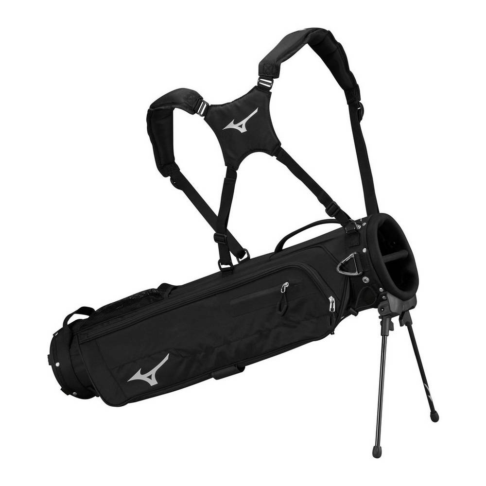 Panske Batoh Mizuno BR-D2 Carry Golf Čierne Vypredaj XLCQ37659